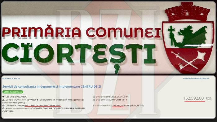 Primăria Ciortești cheltuie 30.000 euro pentru servicii de consultanță