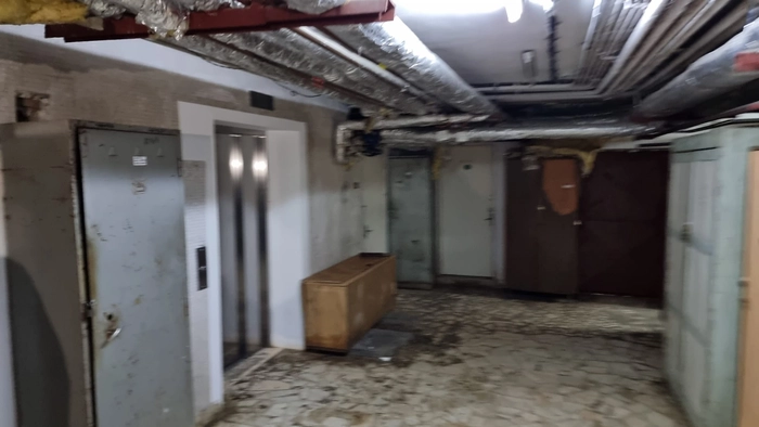 o imagine din subsolul maternitatii din Botoșani