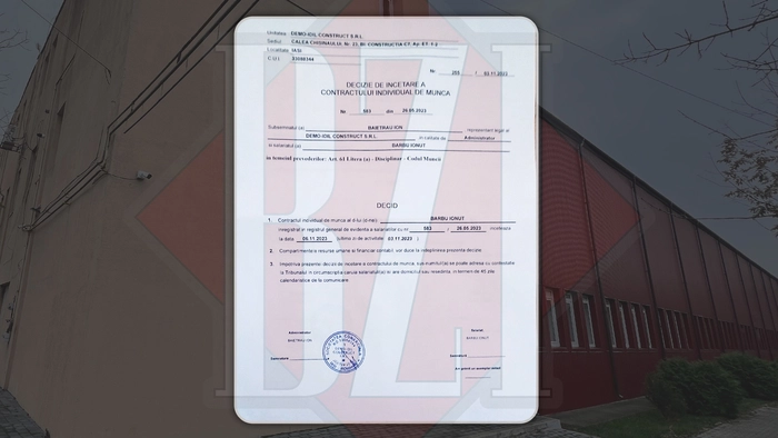 Contractul de muncă al angajatului a încetat