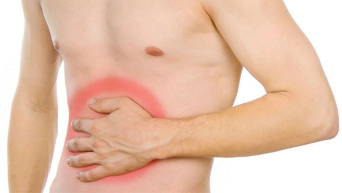 grafica persoana care se tine de burta din cauza bacterii helicobacter pylori