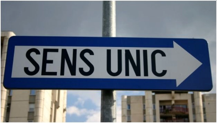 marcaj rutier cu sens unic