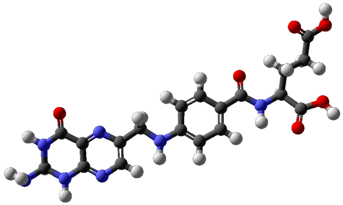 structura acid folic