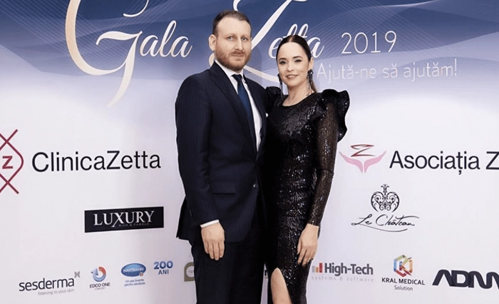 Andreea Marin și Adrian Brâncoveanu la o gală