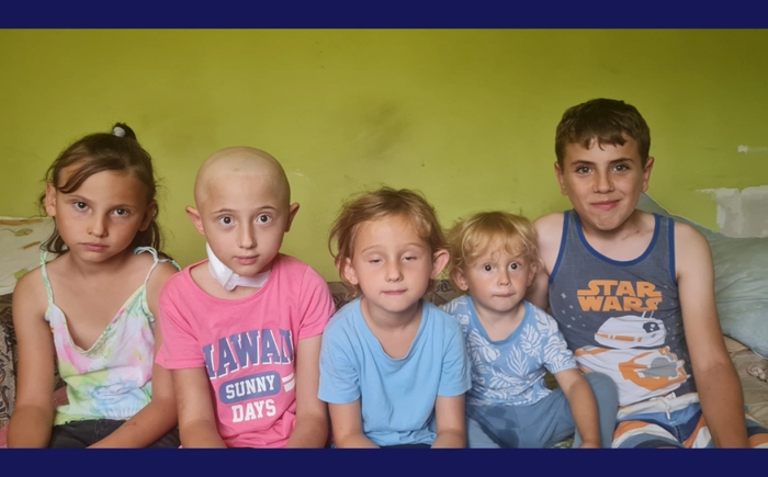 Ana Maria Chiriac impreuna cu fratii sai