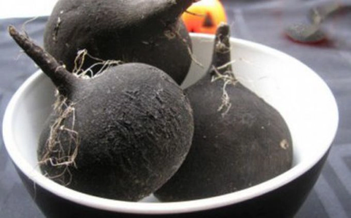 ridiche neagra intr-un bol