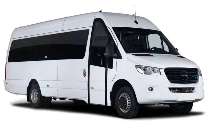 microbuz alb