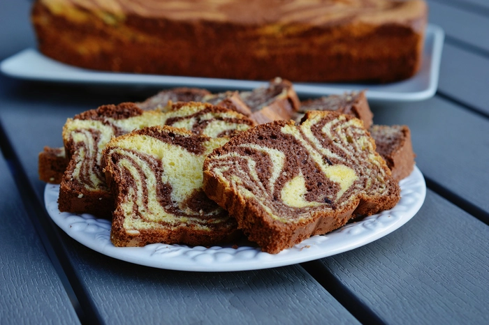 felii de chec cu cacao de post