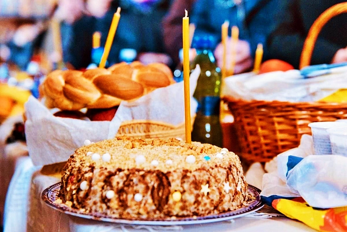 bucate de la o slujba de pomenire