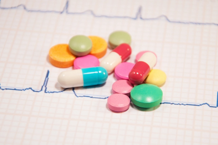 pastile colorate pe un rezultat ekg