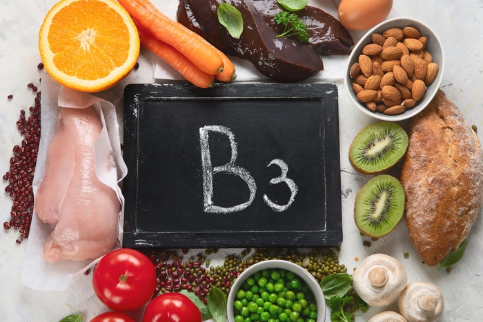 o tablă cu vitamina B3