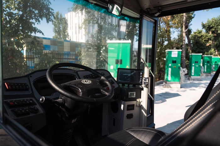  poză cu un autobuz electric CTP