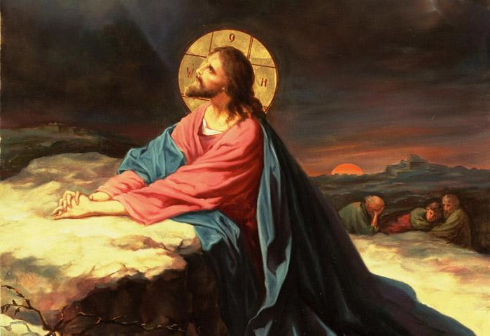 iisus hristos se roaga