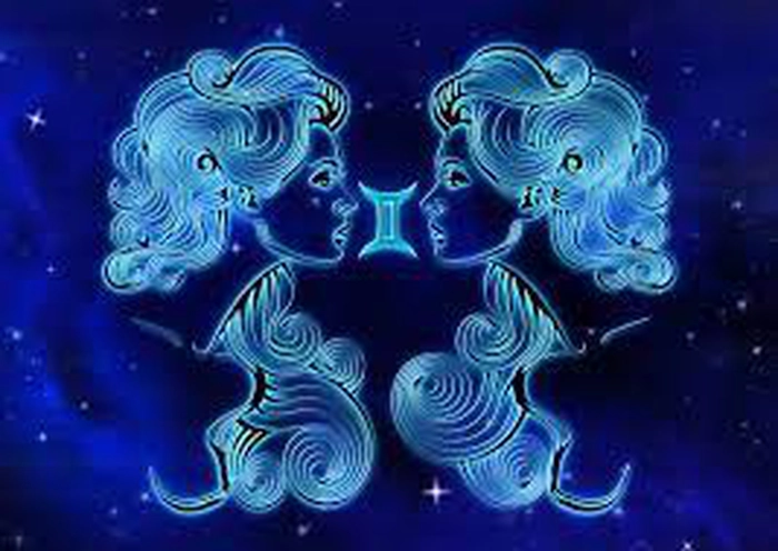 semn zodiacal gemeni albastru