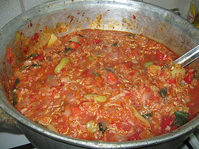 tocană cu legume