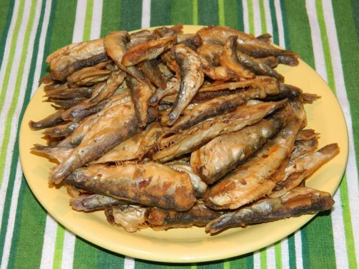 șprot prăjit
