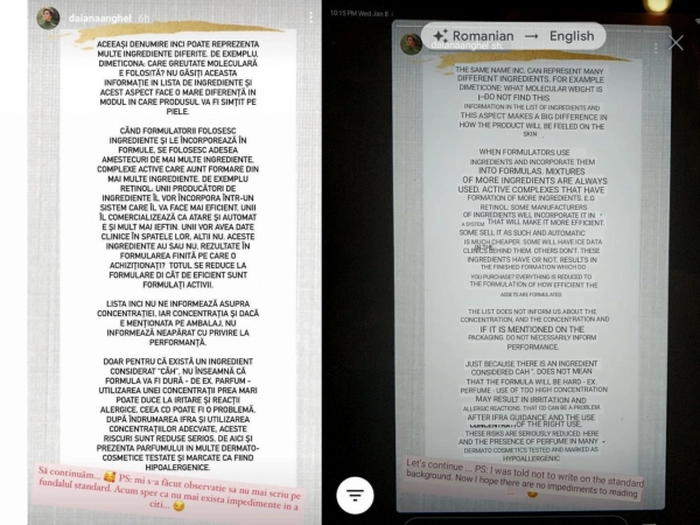 story de pe instagram ca dovada a furtului de conținut