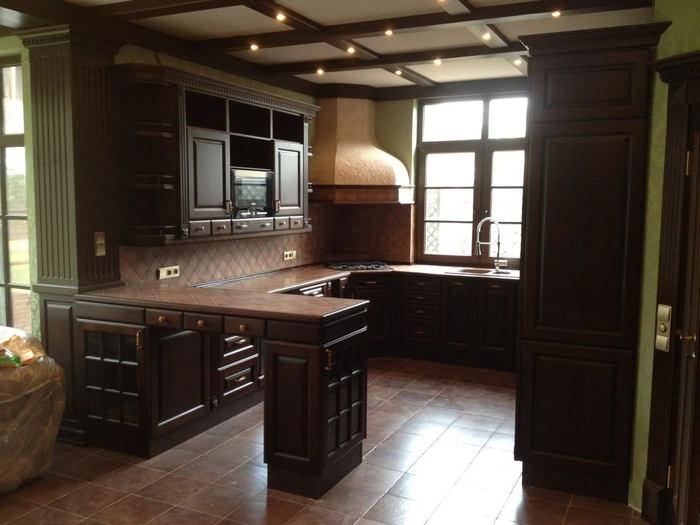 bucatarie de culoare wenge