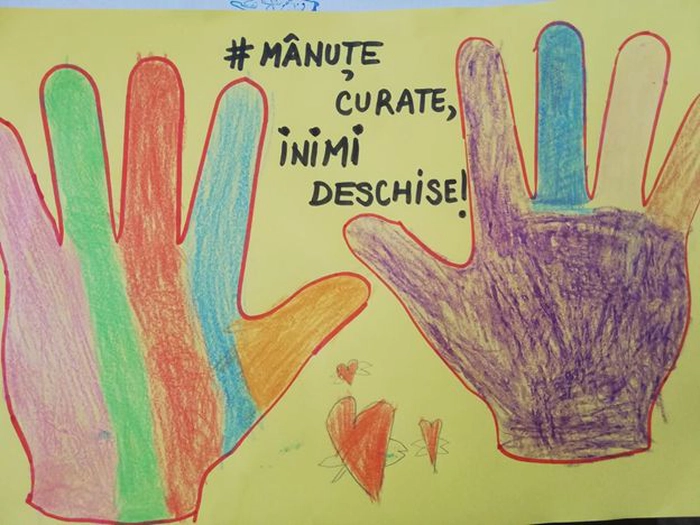  un desen cu doua maini