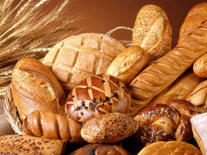 mai multe tipuri de pâine