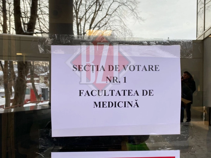 secția de votare UMF Iași
