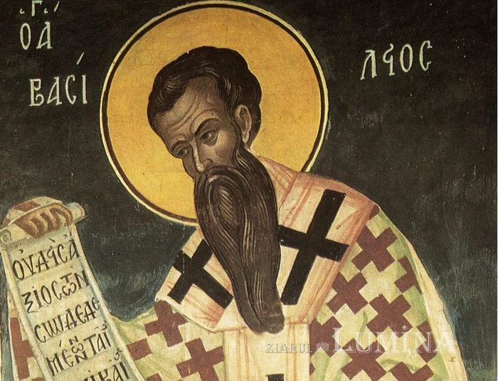 o icoana cu Sfantul Vasile