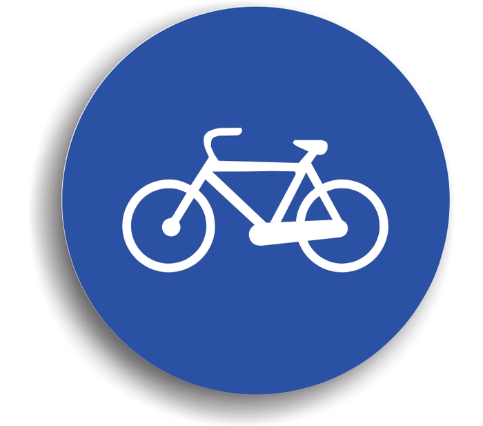 indicator Pistă pentru biciclete