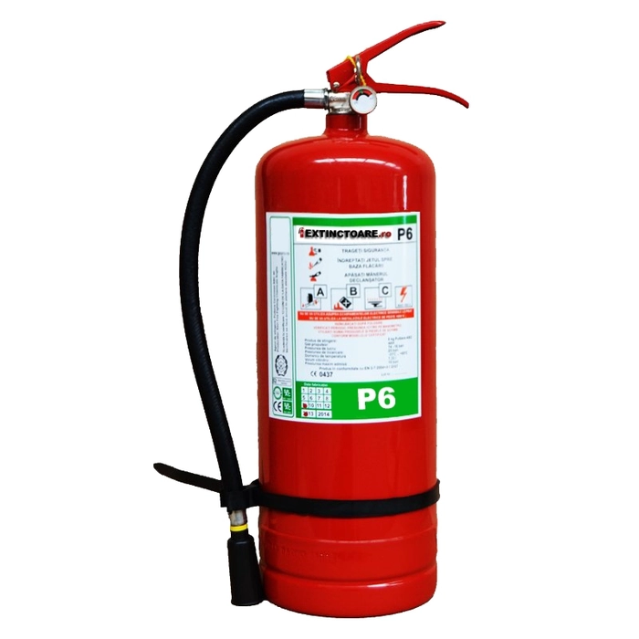 o poză cu un stingător P6