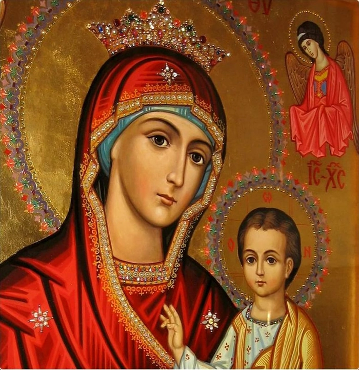 icoana cu maica domnului si prunc