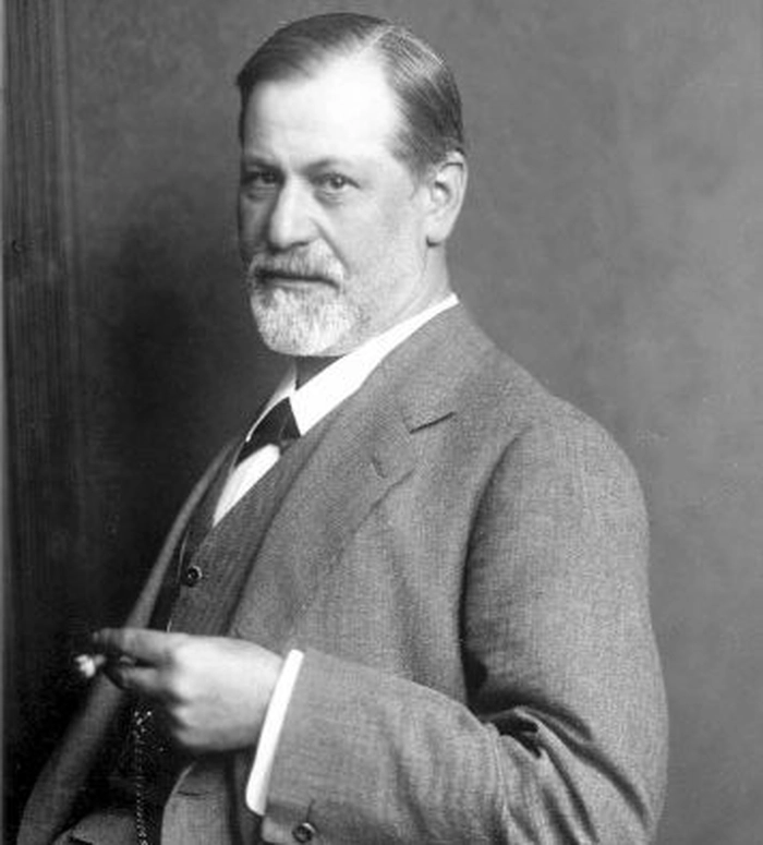 imagine alb-negru cu Sigmund Freud