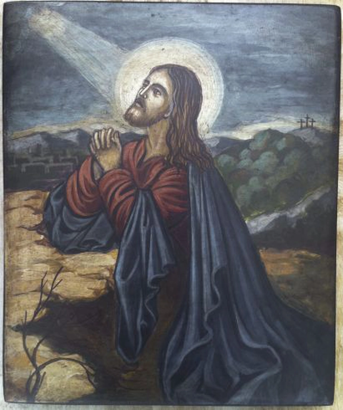 iisus hristos care se roaga