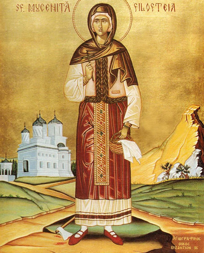 icoana Sfintei Filofteia