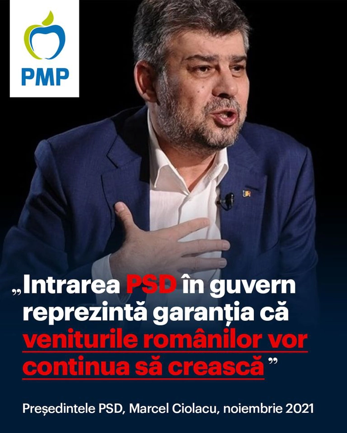 Marcel Ciolacu afis PMP