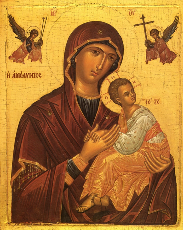 icoana cu maica domnului si iisus