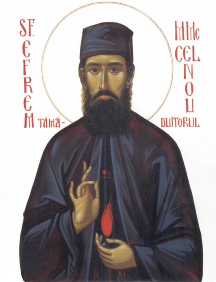 icoana sfantul efrem cel nou