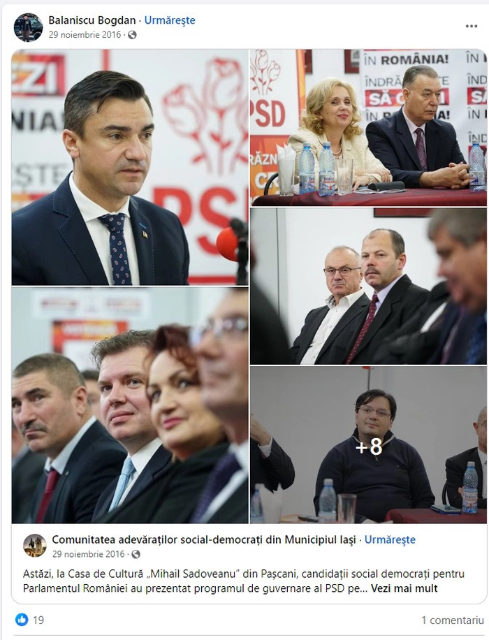 Bogdan Balanișcu, președintele PSD Municipiu Iași dădea share lui Mihai Chirica. Acum că interesele s-au schimbat, Balanișcu a schimbat placa