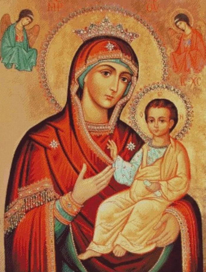icoana cu maica domnului