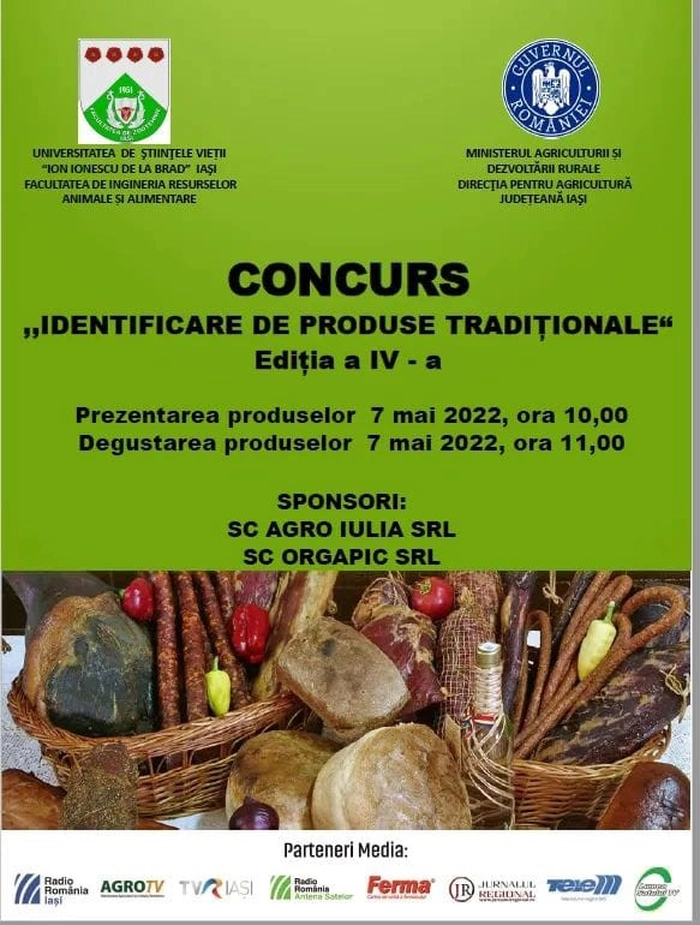 afis despre concursul national de produse traditionale