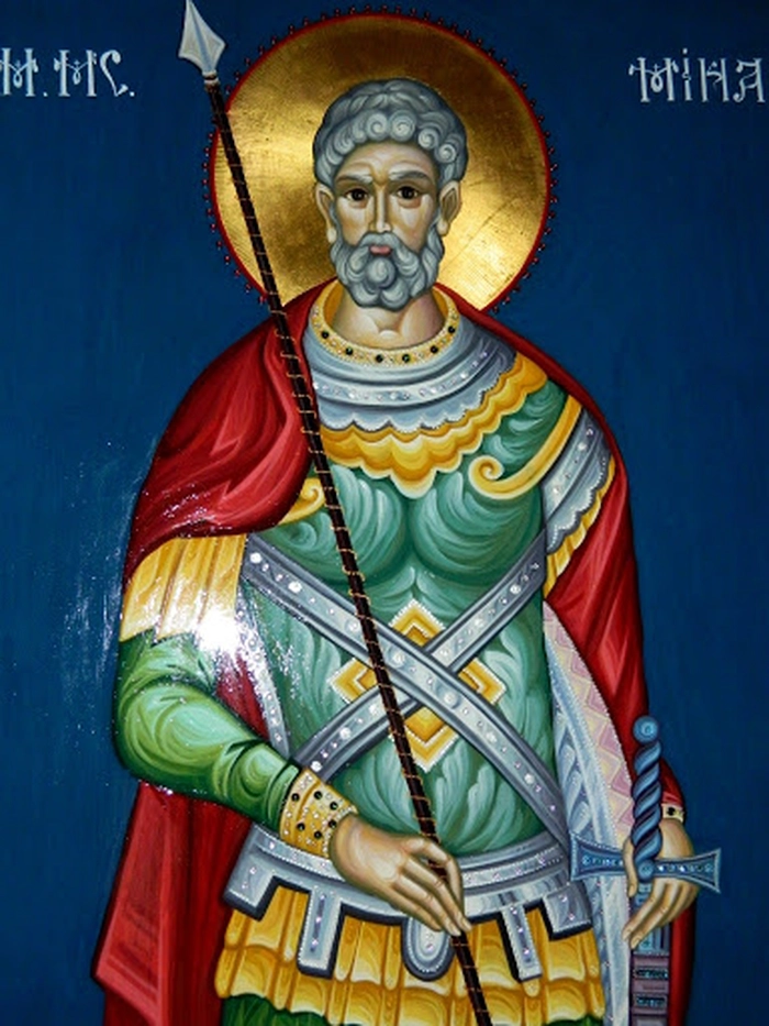 icoana Sfântului Mucenic Mina