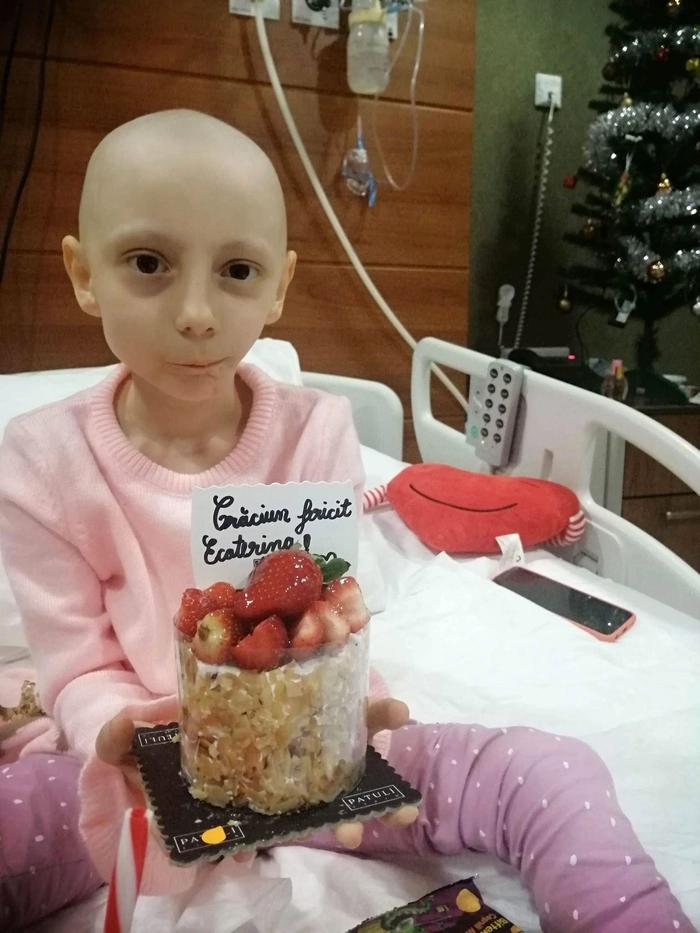 o poză cu Ecaterina la spital