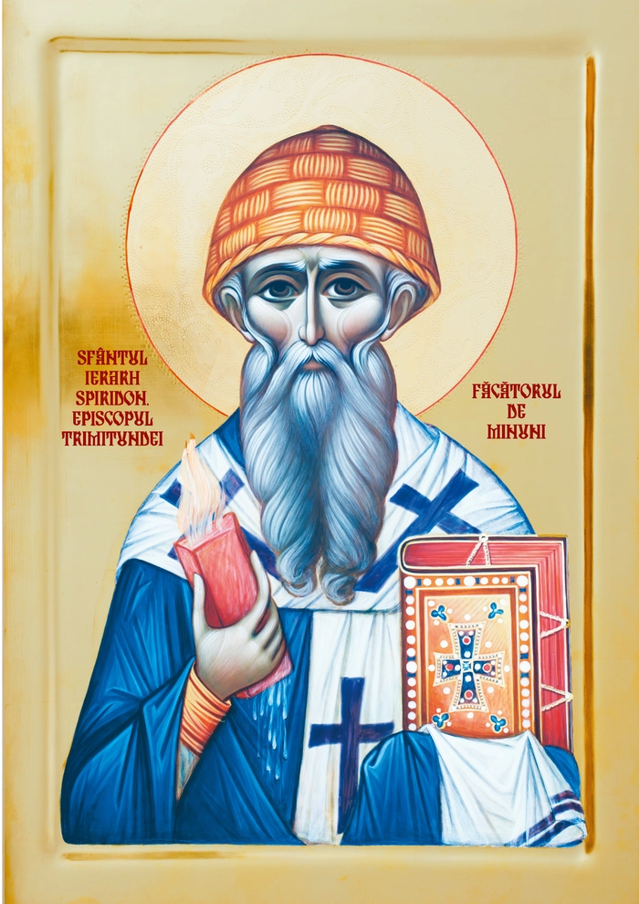 icoana sfantul spiridon