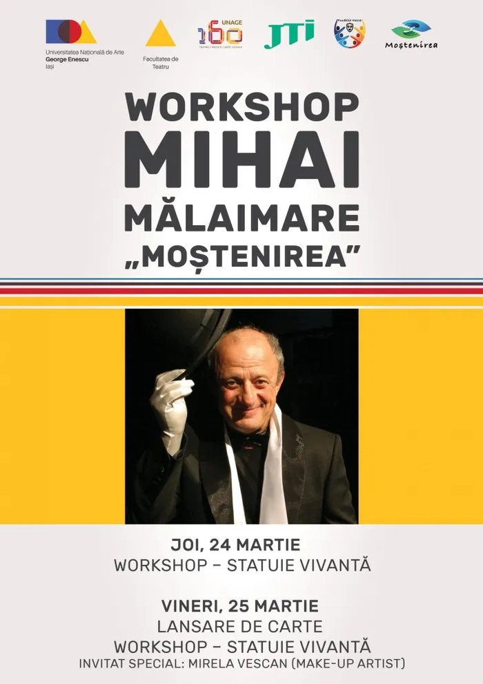 afis de workshop Mihai Malaimare „Mostenirea”