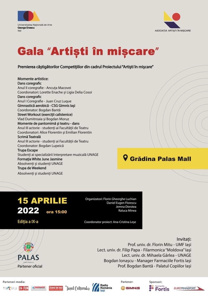 afis de la UNAGE Iasi