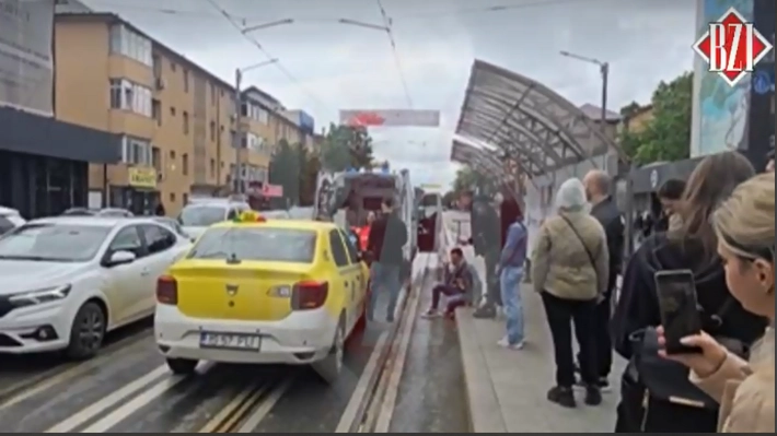 Accident rutier în Tudor! Un pieton a fost lovit de un autoturism
