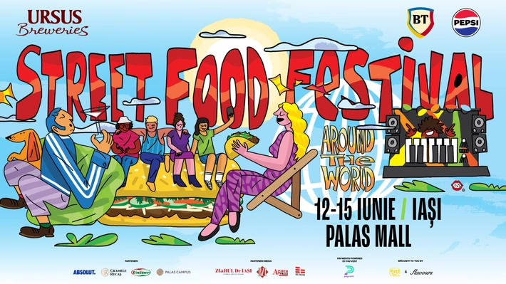 Street FOOD Festival revine la Palas Mall, cu bunătăți din jurul lumii și concerte