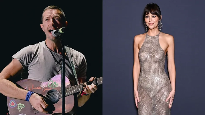 Despărțire fierbinte! Dakota Johnson îl face gelos pe Chris Martin într-o ținută complet transparentă