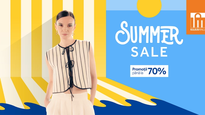 Au început reducerile de vară în Iulius Mall Cluj! Promoții de până la 70% în magazinele tale favorite