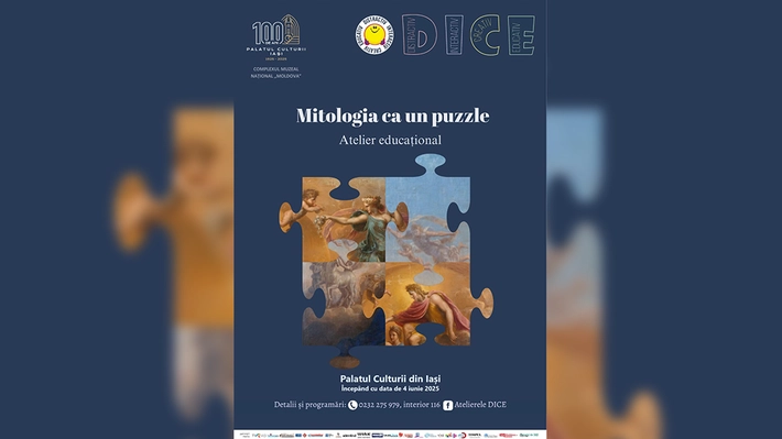 Un nou Atelier DICE la Palatul Culturii din Iași: „Mitologia ca un puzzle”