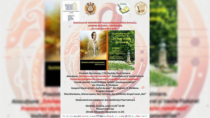 In Memoriam Mihai Eminescu! Eveniment comemorativ la Muzeul Unirii Iași
