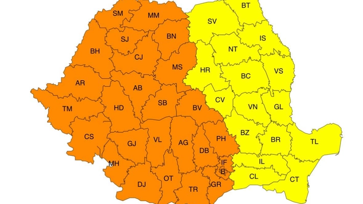 Avertizare meteorologică! Cod Galben de caniculă și disconfort termic ridicat
