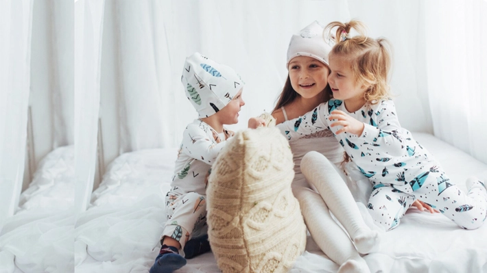 Bucuria de a fi împreună începe, de ce nu, chiar de la pijamalele purtate